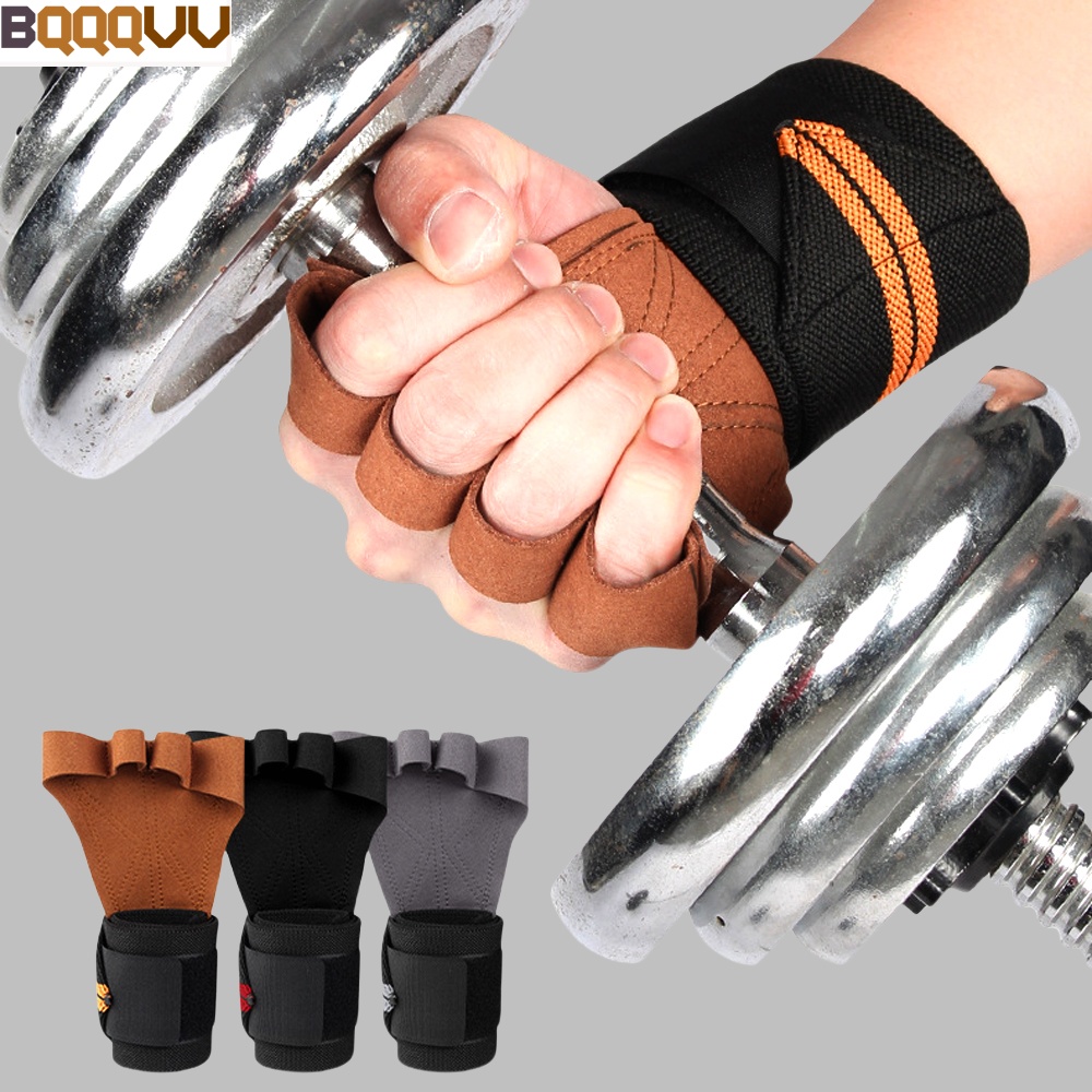 Crossfit Workout Gear - 滑り止めジムグローブグリップ、ウェイトパワーベルト、リフティングパッド、デッドリフト、ワークアウト、クロスフィットフィットネスグローブ、手のひら保護、1ペア