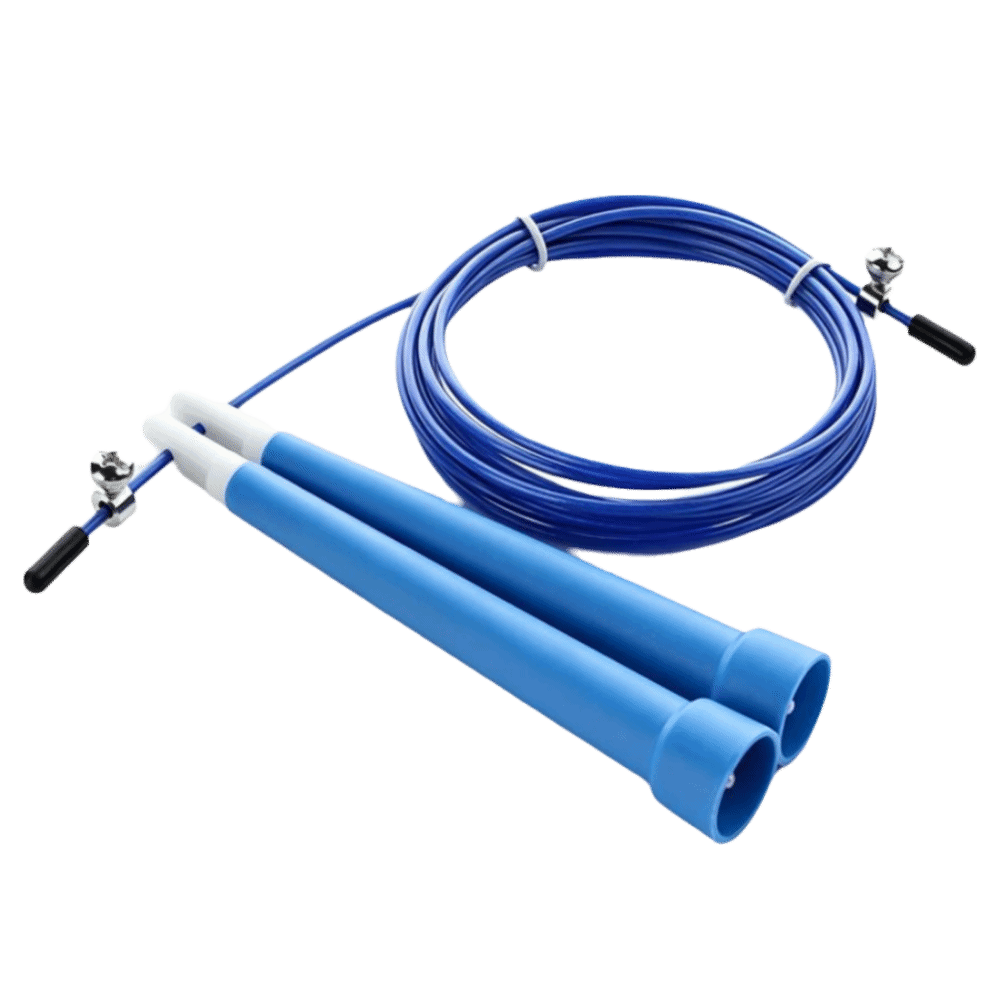 Skipping Rope Pvc - 耐久性のあるスチールワイヤー縄跳び、絡まない調節可能な長さスピード縄跳び、PVCコーティングされた調節可能なスキッピングロープ、フィットネストレーニング用