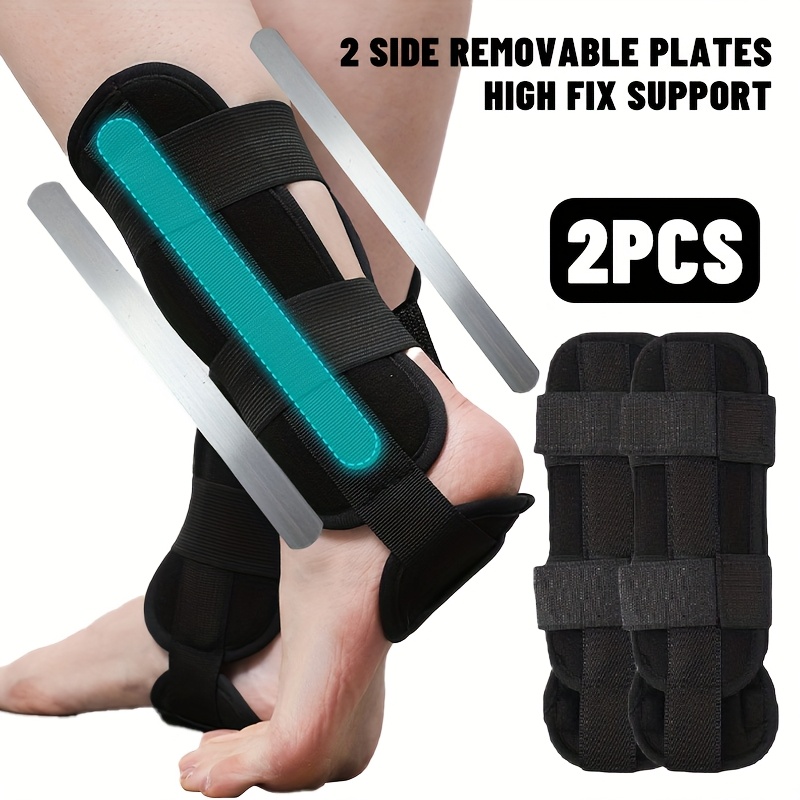 Ankle Mobility Band - 調節可能な足首サポーター、側面にサポート用スプリントが付いており、通気性と快適性を追求し、オープンヒールデザインです。