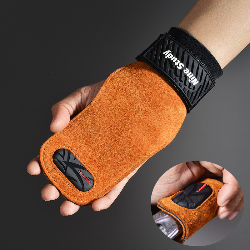 Crossfit Workout Gear - 滑り止めの耐摩耗性フィットネスグローブ、ウェイトリフティング、プルアップ、クロスフィット、トレーニング機器、手のひら保護、ジムグローブ