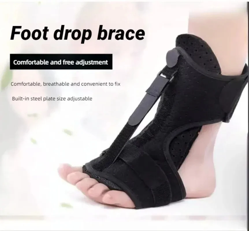 Ankle Mobility Band - 1PC 足底筋膜炎ナイトスプリント調整可能な足首ブレース足ドロップ矯正ブレース足底筋膜炎アーチ足の痛みアキレス