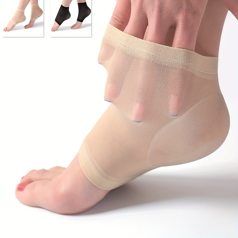 Ankle Mobility Band - 1 ペアのアップグレードされた高弾性通気性シリコンソックス、足首保護ソックス、足首サポートブレース、最高の足首圧縮サポート