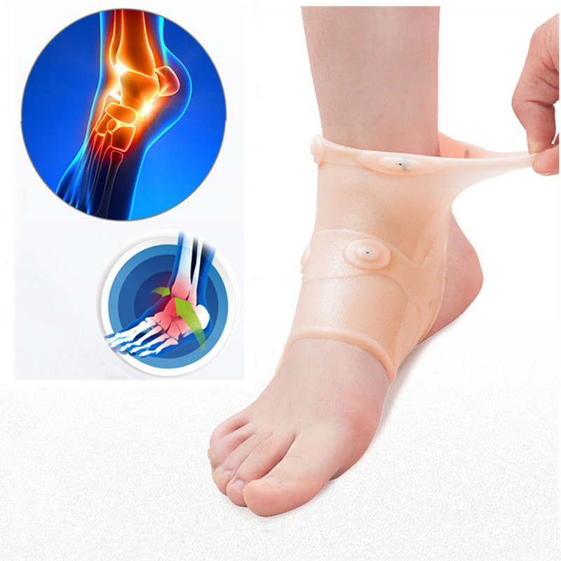 Ankle Mobility Band - 痛みを和らげるための磁気足首ブレース,痛みを和らげるための圧縮ソックス,シリコン,足首の保護