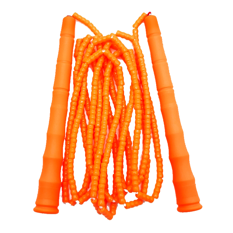 Skipping Rope Pvc - ネバーツール-大人のためのPVCビーズのロゴなし,純粋な黒いビーズのロープ,3メートルの縄跳び,柔らかいPVCビーズ,大人のスキルのためのトリック