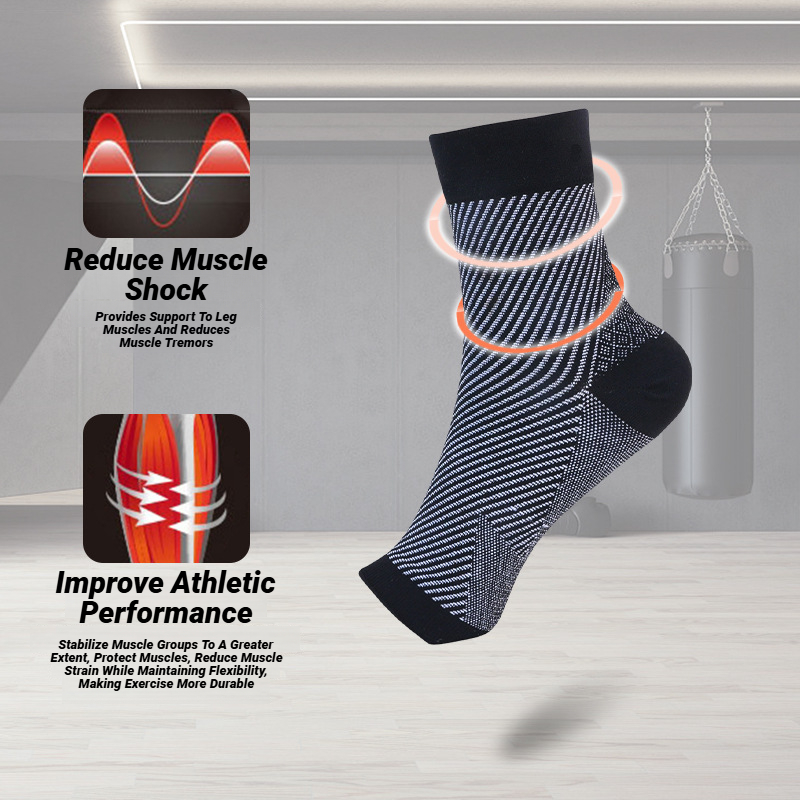 スポーツ用足首サポーター、圧迫スリーブ、足底筋膜炎ソックス、 - Ankle Mobility Band のレビューと価格