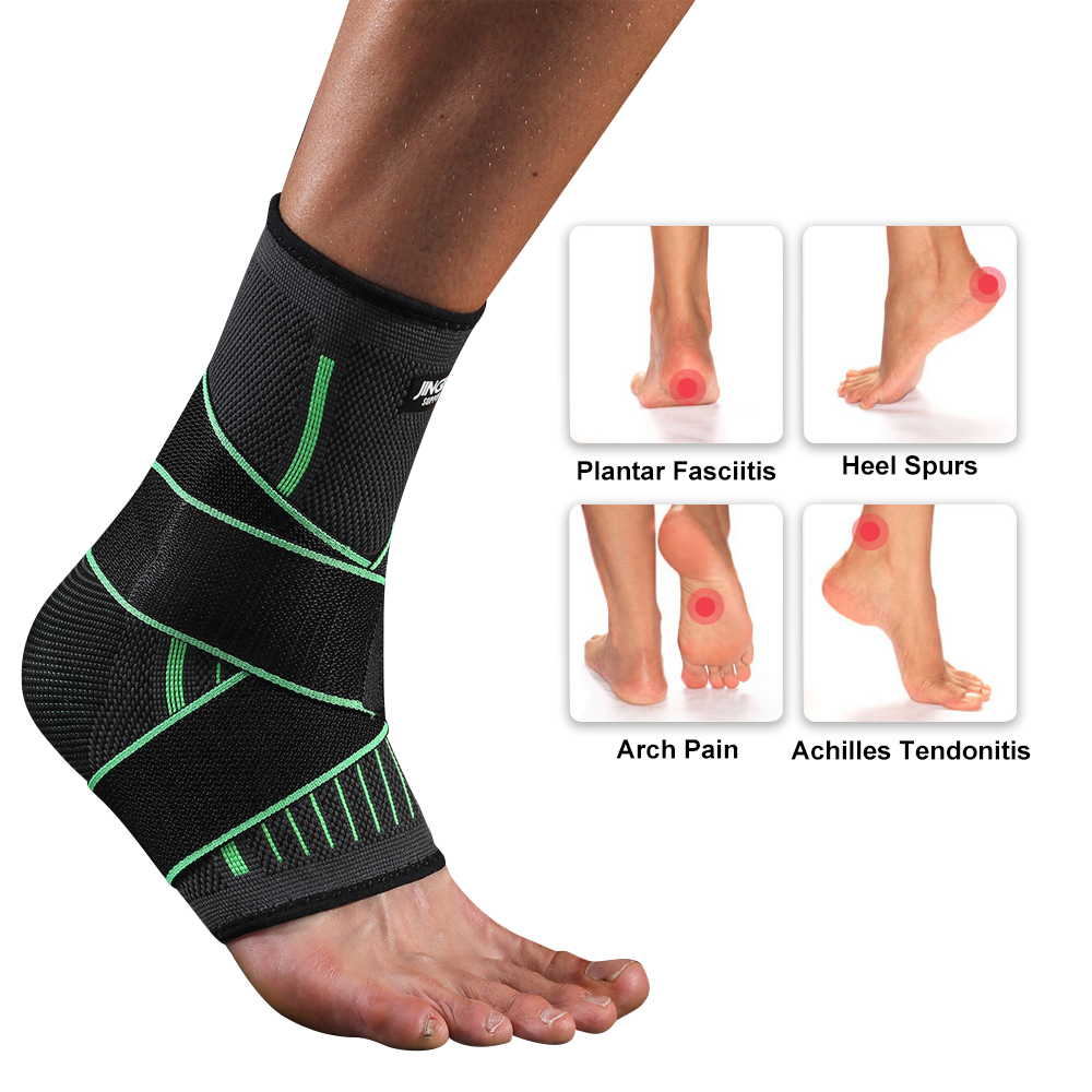 調節可能なストラップ付きアンクルブレース圧縮スリーブ、アーチ - Ankle Mobility Band のレビューと価格