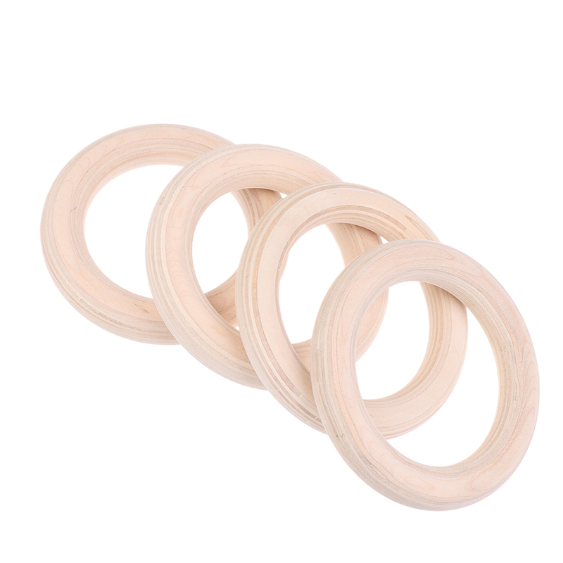 ● 2 ピース/ペア木製リングポータブルクロスフィット体操リ - Gymnastic Ring Wood のレビューと価格