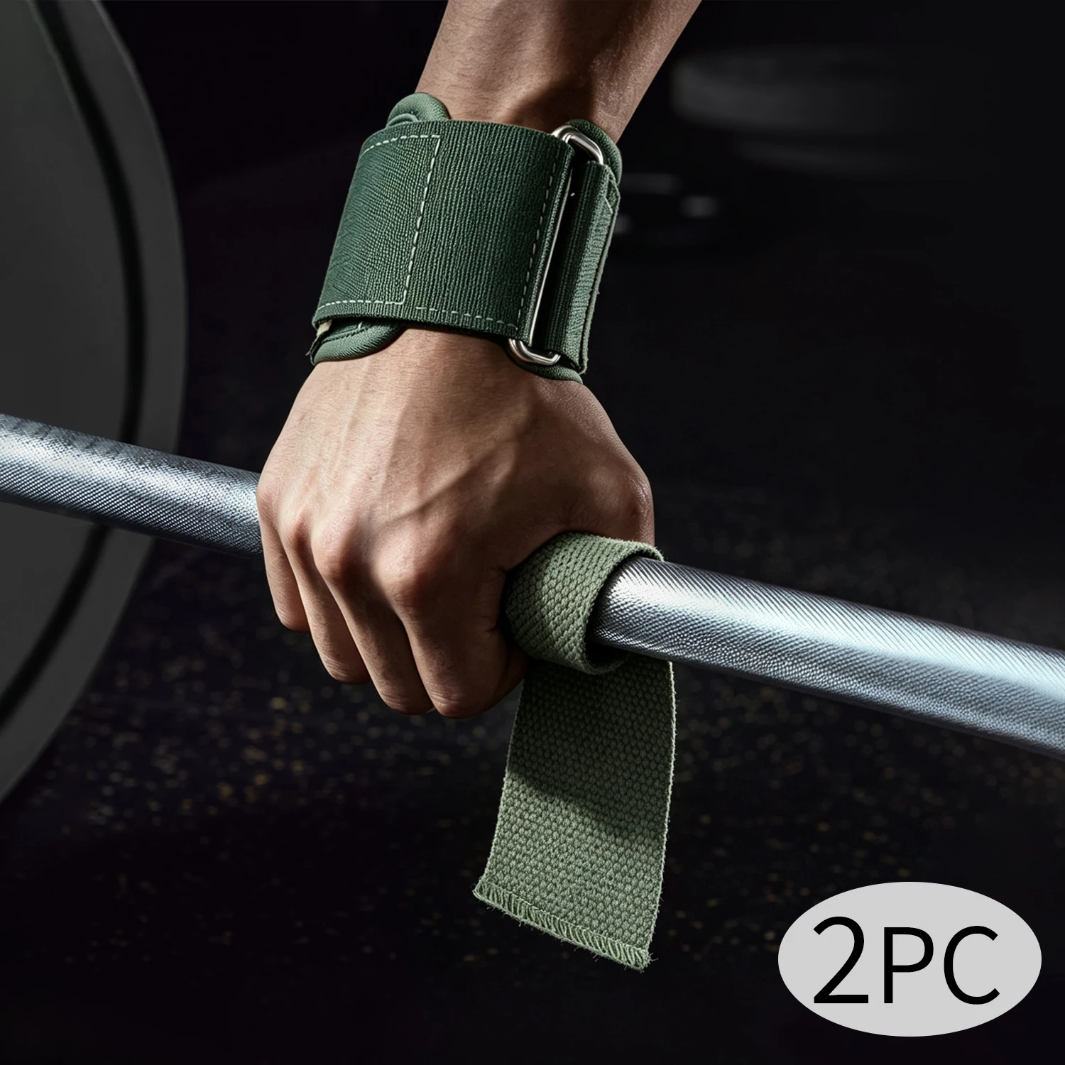 ウェイトリフティングストラップ 2個入り リストストラップ  - Crossfit Workout Gear のレビューと価格
