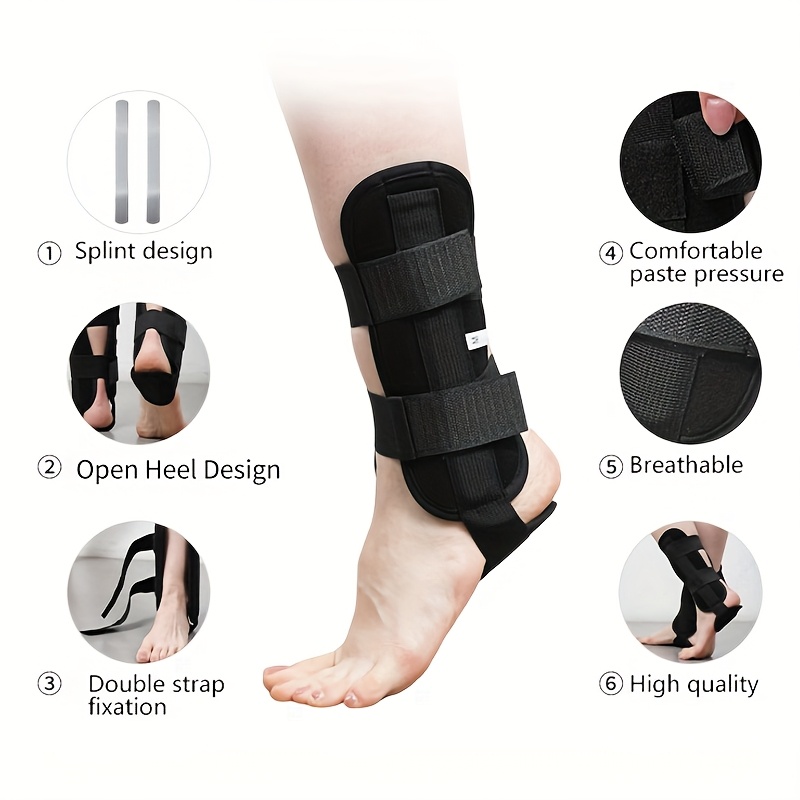 調節可能な足首サポーター、側面にサポート用スプリントが付いて - Ankle Mobility Band のレビューと価格