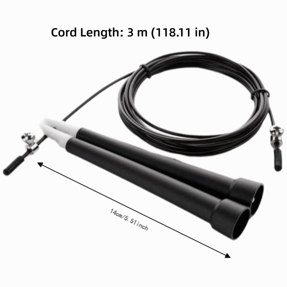 ポータブルスチールワイヤー縄跳び もつれにくいPVCコーティ - Skipping Rope Pvc のレビューと価格