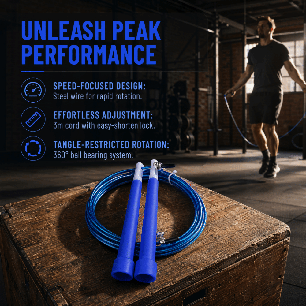 ポータブルスチールワイヤー縄跳び もつれにくいPVCコーティ - Skipping Rope Pvc のレビューと価格
