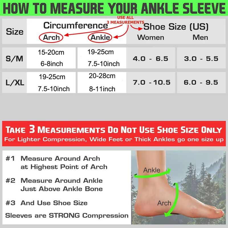 1 ペアスポーツ足首サポートブレース圧縮スリーブ足底筋膜炎靴 - Ankle Mobility Band のレビューと価格