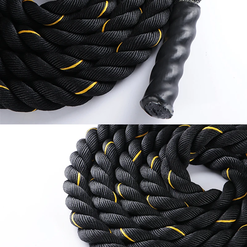 プロ仕様9M/12M/15Mバトルロープ、ヘビーデューティー - Crossfit No Equipment のレビューと価格