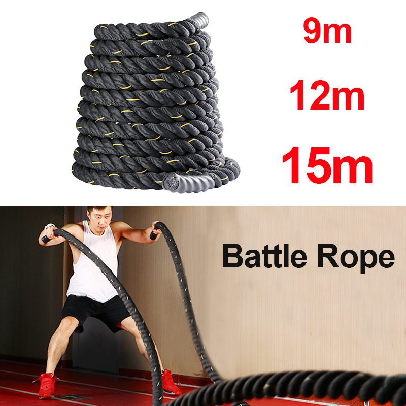 9 メートル/12 メートル/15 メートルフィットネスバト - Crossfit Equipment のレビューと価格